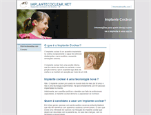 Tablet Screenshot of implantecoclear.net